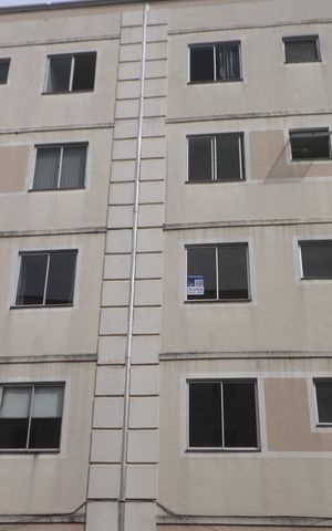 Apartamento para alugar com 42m², 2 quartos e 1 vagaFachada do bloco/Placa