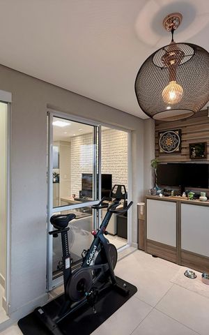 Apartamento à venda com 68m², 2 quartos e 1 vaga Apartamento à venda com 68m², 2 quartos e 1 vagaSacada