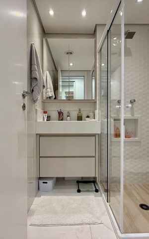 Apartamento à venda com 68m², 2 quartos e 1 vaga Apartamento à venda com 68m², 2 quartos e 1 vagaBanheiro Suíte