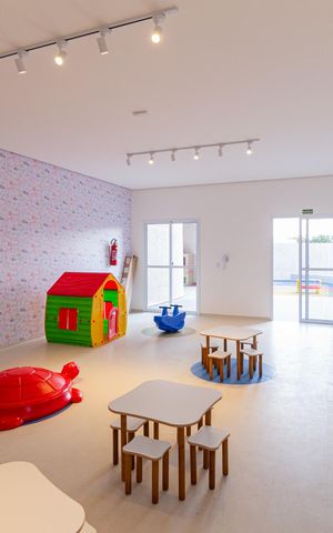 Apartamento à venda com 43m², 1 quarto e 1 vaga Apartamento à venda com 43m², 1 quarto e 1 vagaÁrea comum - Brinquedoteca