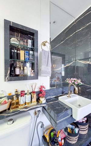 Apartamento à venda com 79m², 3 quartos e 1 vagaBanheiro suíte