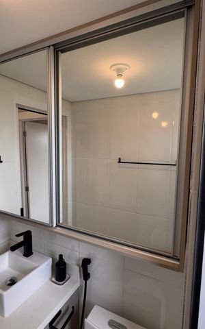 Apartamento para alugar com 46m², 2 quartos e 1 vagaBanheiro - torneira