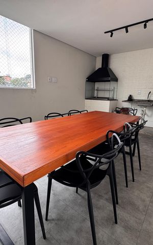 Apartamento para alugar com 46m², 2 quartos e 1 vagaÁrea gourmet
