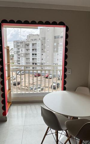 Apartamento para alugar com 46m², 2 quartos e 1 vagaDetalhe Sala