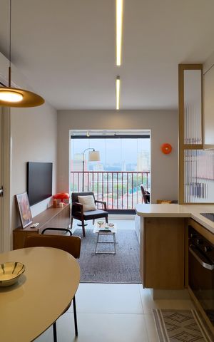 Apartamento para alugar com 33m², 1 quarto e sem vaga Apartamento para alugar com 33m², 1 quarto e sem vagaSala e cozinha