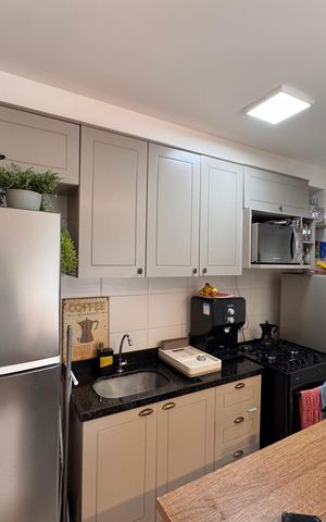 Apartamento à venda com 44m², 2 quartos e 1 vaga Apartamento à venda com 44m², 2 quartos e 1 vagaCozinha e Área de Serviço