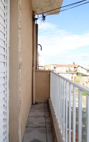 Casa para alugar com 50m², 2 quartos e 2 vagasVaranda do quarto 2