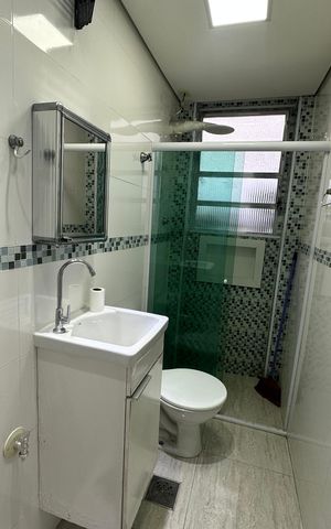 Apartamento para alugar com 38m², 1 quarto e sem vaga Apartamento para alugar com 38m², 1 quarto e sem vagaBanheiro