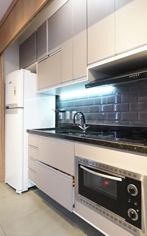 Studio para alugar com 28m², 1 quarto e 1 vagaCozinha