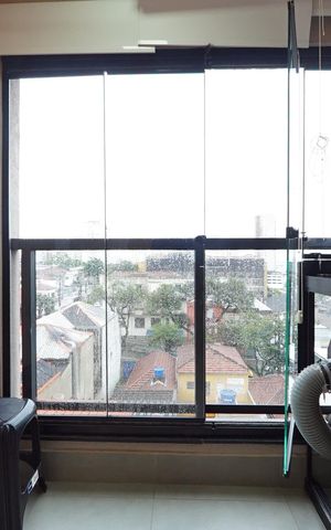 Studio para alugar com 28m², 1 quarto e 1 vagaVaranda