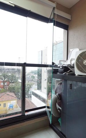 Studio para alugar com 28m², 1 quarto e 1 vagaVaranda