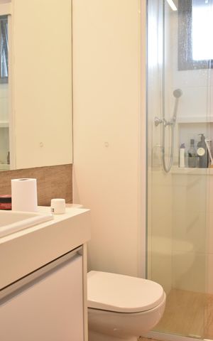 Apartamento para alugar com 94m², 1 quarto e 2 vagasBanheiro Social