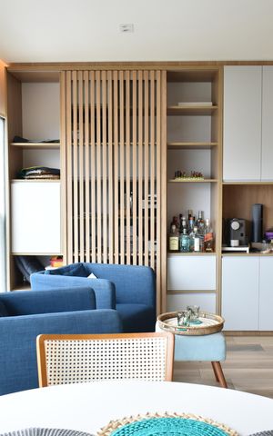 Apartamento para alugar com 94m², 1 quarto e 2 vagasSala