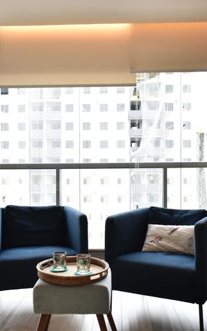 Apartamento para alugar com 94m², 1 quarto e 2 vagasSala