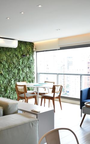 Apartamento para alugar com 94m², 1 quarto e 2 vagasSala