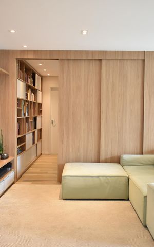 Apartamento para alugar com 94m², 1 quarto e 2 vagasSala