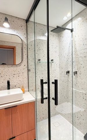 Studio para alugar com 31m², 1 quarto e sem vaga Studio para alugar com 31m², 1 quarto e sem vagaBanheiro