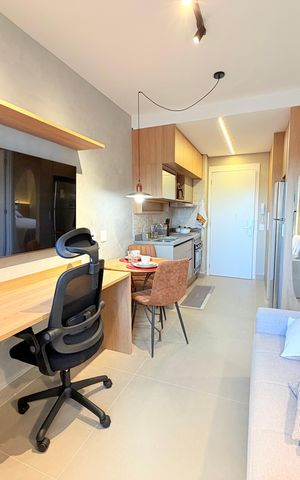 Studio à venda com 31m², 1 quarto e sem vaga Studio à venda com 31m², 1 quarto e sem vagaSala/Cozinha
