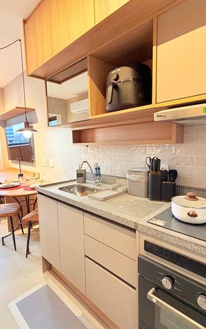 Studio à venda com 31m², 1 quarto e sem vaga Studio à venda com 31m², 1 quarto e sem vagaSala/Cozinha