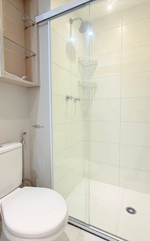 Studio à venda com 31m², 1 quarto e sem vaga Studio à venda com 31m², 1 quarto e sem vagaBanheiro Suíte