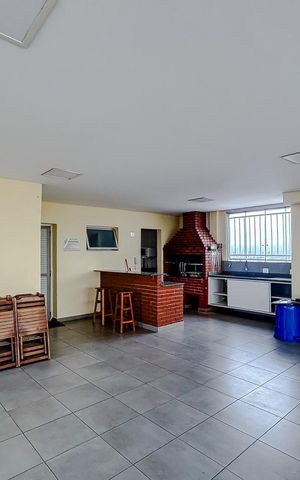 Apartamento à venda com 62m², 3 quartos e 1 vagaÁrea comum - Churrasqueira