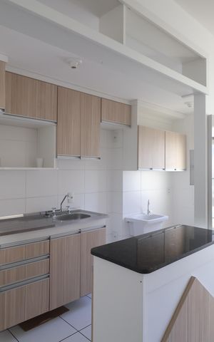 Apartamento para alugar com 60m², 2 quartos e 1 vagaCozinha e Área de Serviço