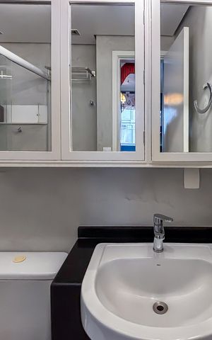 Apartamento para alugar com 30m², 1 quarto e 1 vaga