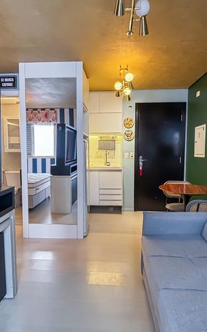 Apartamento para alugar com 30m², 1 quarto e 1 vaga
