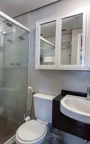 Apartamento para alugar com 30m², 1 quarto e 1 vaga