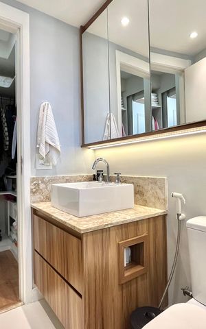 Apartamento à venda com 97m², 2 quartos e 2 vagasBanheiro da Suíte 1