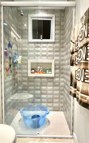 Apartamento à venda com 97m², 2 quartos e 2 vagasBanheiro da Suíte 2