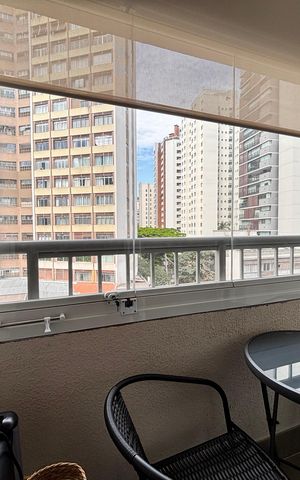 Apartamento para alugar com 26m², 1 quarto e sem vaga Apartamento para alugar com 26m², 1 quarto e sem vagaVaranda