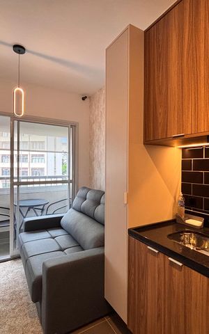 Apartamento para alugar com 26m², 1 quarto e sem vaga Apartamento para alugar com 26m², 1 quarto e sem vagaSala/Cozinha