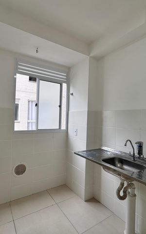 Apartamento para alugar com 43m², 2 quartos e 1 vaga Apartamento para alugar com 43m², 2 quartos e 1 vagaCozinha e Área de Serviço