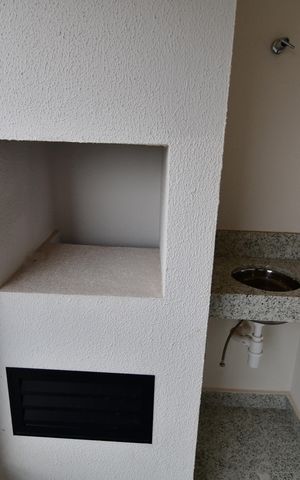 Apartamento à venda com 52m², 1 quarto e 2 vagasSala - Sacada Churrasqueira