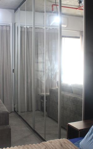 Studio para alugar com 46m², 1 quarto e 1 vagaQuarto