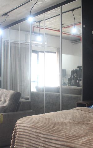 Studio para alugar com 46m², 1 quarto e 1 vagaQuarto