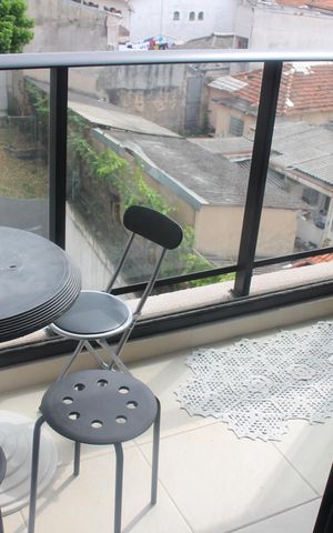Studio para alugar com 46m², 1 quarto e 1 vagaVaranda