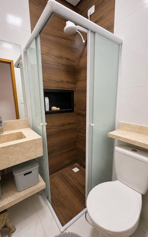 Apartamento à venda com 100m², 2 quartos e 1 vaga Apartamento à venda com 100m², 2 quartos e 1 vagaBanheiro