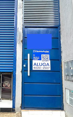 Casa para alugar com 72m², 1 quarto e sem vagaPlaca instalada na fachada do imóvel 