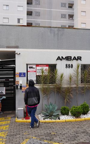 Apartamento à venda com 58m², 2 quartos e 1 vagaFachada e portaria