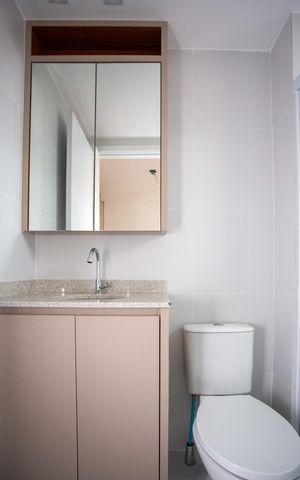 Apartamento para alugar com 56m², 2 quartos e 1 vagaBanheiro da Suíte 1