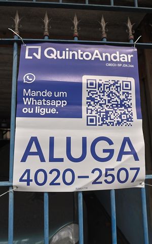 Casa para alugar com 60m², 2 quartos e 1 vagaPlaca instalada em 15/09/2026 com o código IMWU-716