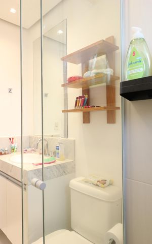 Apartamento à venda com 158m², 3 quartos e 2 vagasBanheiro da Suíte 2