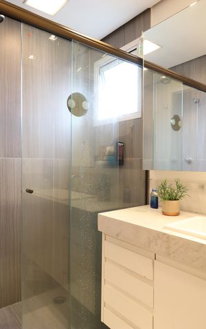 Apartamento à venda com 158m², 3 quartos e 2 vagasBanheiro da Suíte 3