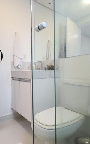Apartamento à venda com 158m², 3 quartos e 2 vagasBanheiro da Suíte 1