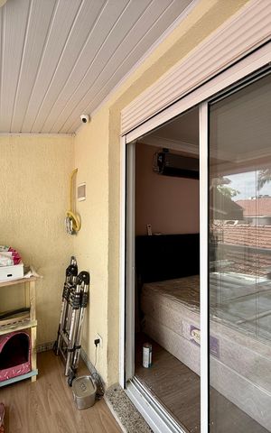 Casa para alugar com 130m², 2 quartos e 1 vaga Casa para alugar com 130m², 2 quartos e 1 vagaSacada Quarto 1