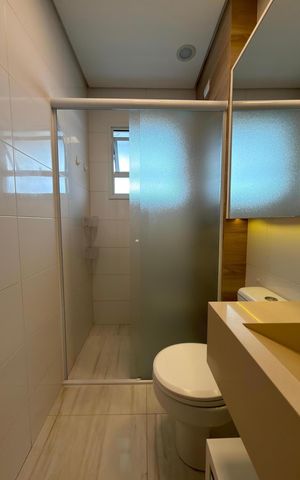 Apartamento para alugar com 54m², 1 quarto e 1 vaga Apartamento para alugar com 54m², 1 quarto e 1 vagaBanheiro Social