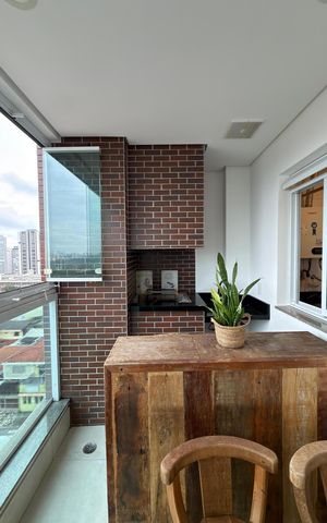 Apartamento para alugar com 54m², 1 quarto e 1 vaga Apartamento para alugar com 54m², 1 quarto e 1 vagaVaranda gourmet