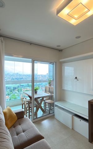 Apartamento para alugar com 54m², 1 quarto e 1 vaga Apartamento para alugar com 54m², 1 quarto e 1 vagaSala